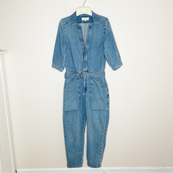 BA&SH Frida Denim Jumpsuit - Picture 3 of 10